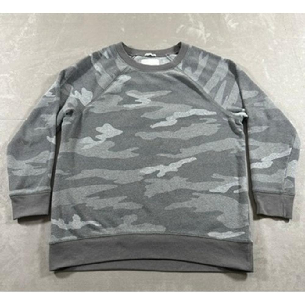 American Eagle Sweatshirt Women Jegging Fit Camo Medium Gray